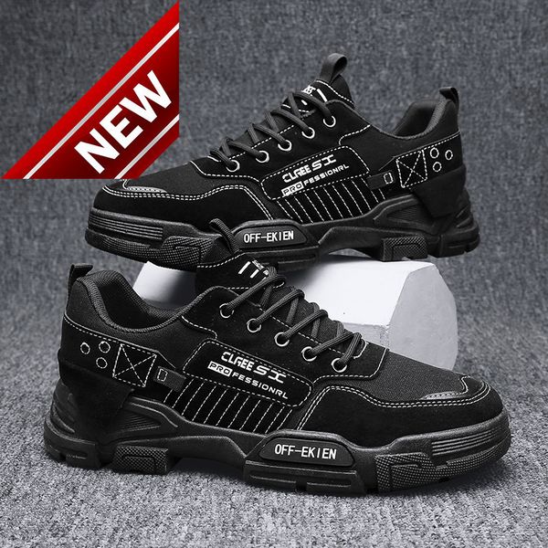 2021 autumn summer high helper work clothes martin boots casual men's fashion shoes, Black
2021 autumn summer high helper work clothes martin boots casual men's fashion shoes, Black