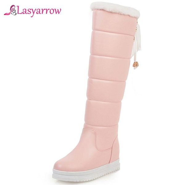boots lasyarrow 2021 winter keep warm fashion snow solid lace up platform knee high large size 34-43 black white
boots lasyarrow 2021 winter keep warm fashion snow solid lace up platform knee high large size 34-43 black white