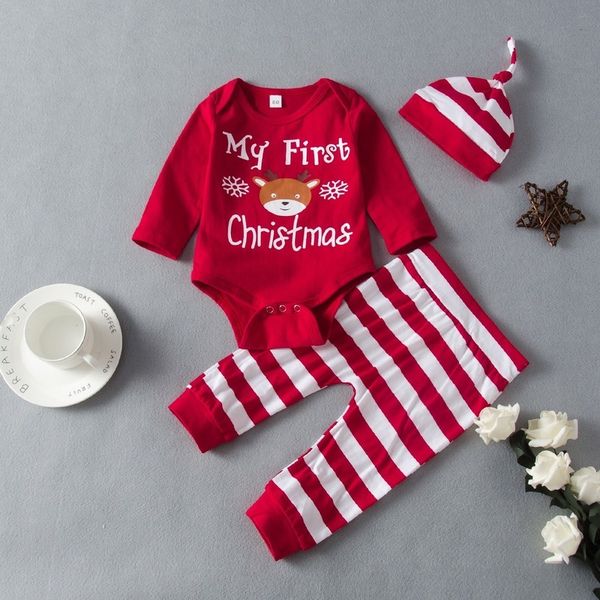 hipac 3pcs newborn baby christmas clothes set outfit infant boys girls romper jumpsuit bodysuit pants clothing for kids 1021, White
hipac 3pcs newborn baby christmas clothes set outfit infant boys girls romper jumpsuit bodysuit pants clothing for kids 1021, White