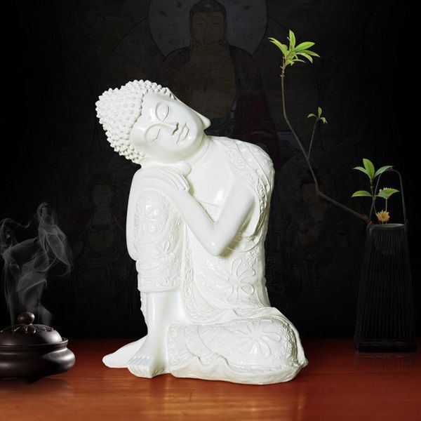 white 23cm resin sleeping buddha statue sculpture handmade sitting resting buddha figurine for home deskoffice decor
white 23cm resin sleeping buddha statue sculpture handmade sitting resting buddha figurine for home deskoffice decor
