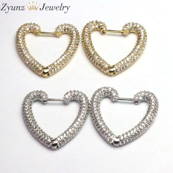 hoop & huggie 3 pairs, clear cz heart earring micro pave 2021 fashion women jewelry earrings 24mm, Golden;silver
hoop & huggie 3 pairs, clear cz heart earring micro pave 2021 fashion women jewelry earrings 24mm, Golden;silver