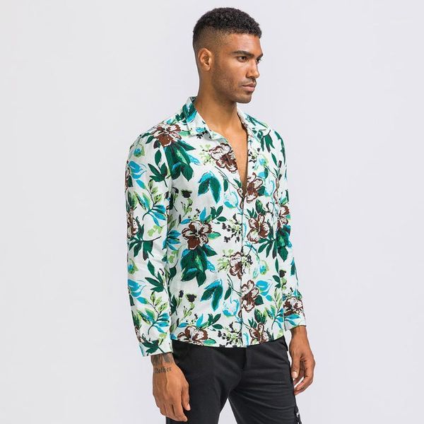 mens ethnic style vintage floral printing long sleeve loose designer turn down collar shirts vocation camisa de los hombres#21, White;black
mens ethnic style vintage floral printing long sleeve loose designer turn down collar shirts vocation camisa de los hombres#21, White;black