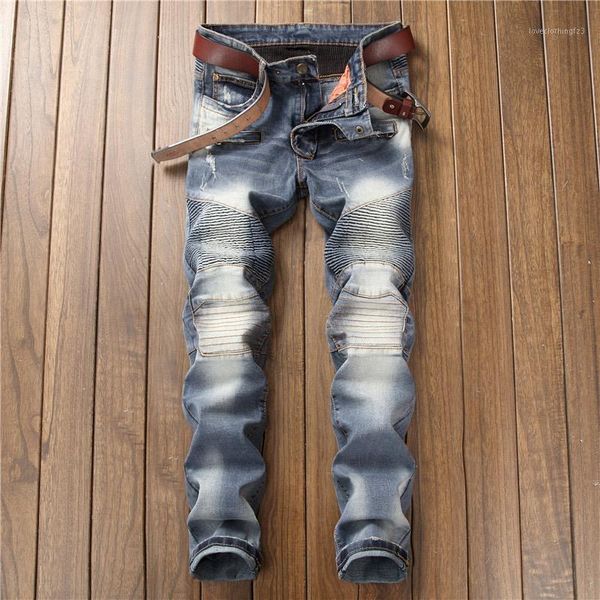 men's jeans fashion men casual pantalones slim straight elasticity spring autumn overalls pants male jeans1, Blue
men's jeans fashion men casual pantalones slim straight elasticity spring autumn overalls pants male jeans1, Blue