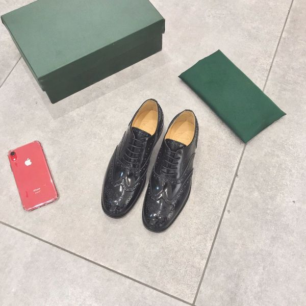 2020 spring and autumn new carved flat heel british cowhide women's leather shoes with lace up square head, capable of working women�, Black
2020 spring and autumn new carved flat heel british cowhide women's leather shoes with lace up square head, capable of working women�, Black