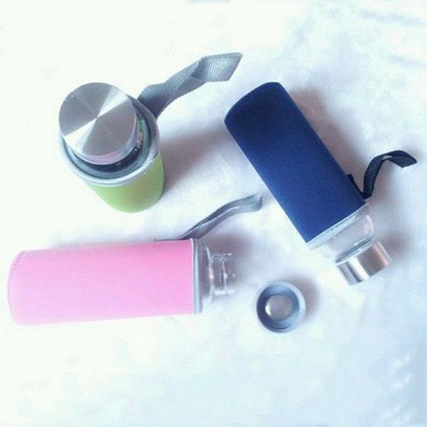 portable glass water bottle high temperature resistant sleeve glass sport water bottles tea filter infuser bottle vtky2253
portable glass water bottle high temperature resistant sleeve glass sport water bottles tea filter infuser bottle vtky2253