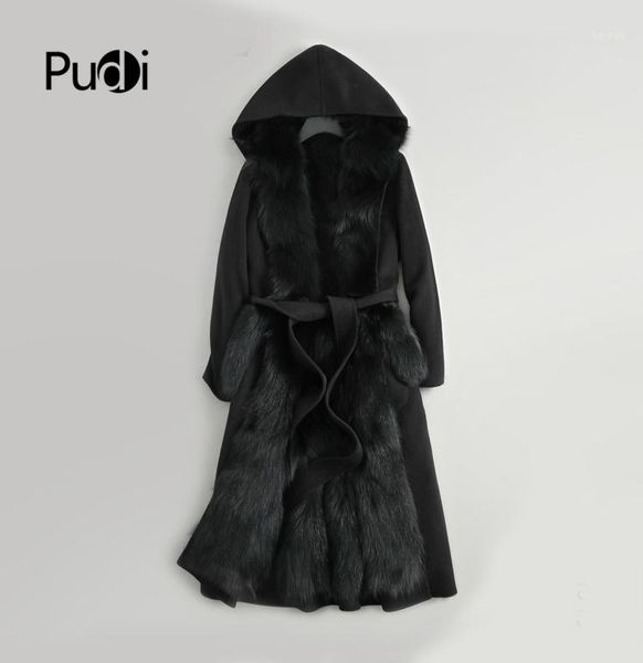 women real wool fur coat parka fur liner female winter natural jacket long trench overcoats zy178-21, Black
women real wool fur coat parka fur liner female winter natural jacket long trench overcoats zy178-21, Black