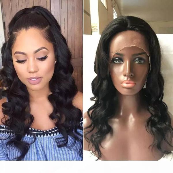 full lace glueless human hair wig with baby hair loose wave pre plucked hairline brazilian virgin lace front wigs for black women, Black;brown
full lace glueless human hair wig with baby hair loose wave pre plucked hairline brazilian virgin lace front wigs for black women, Black;brown