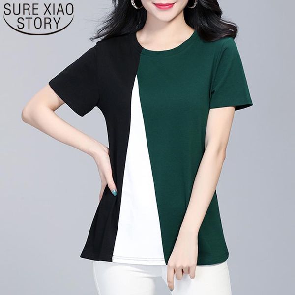 2021 summer new short sleeve loose chiffon blouse spliced plus size women blouse fashion women and 4xl blusa 8724 50, White
2021 summer new short sleeve loose chiffon blouse spliced plus size women blouse fashion women and 4xl blusa 8724 50, White