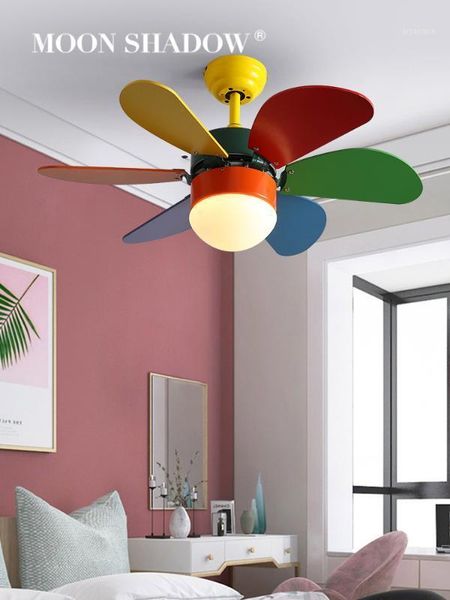 electric fans moonshadow ceiling fan light children's room creative colorful remote modern simple mini bedroom lamp 220v1
electric fans moonshadow ceiling fan light children's room creative colorful remote modern simple mini bedroom lamp 220v1