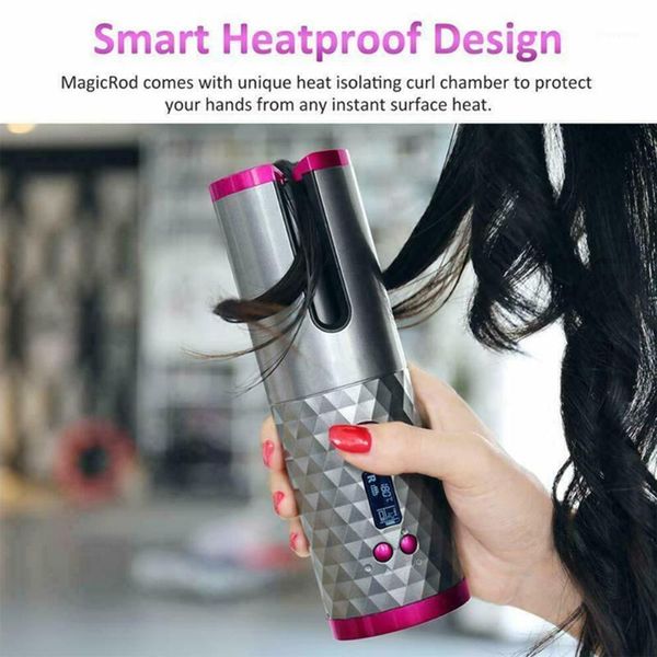 cordless automatic hair curler usb rechargeable curling iron curls waves lcd display ceramic curly rotating curling wave styer1
cordless automatic hair curler usb rechargeable curling iron curls waves lcd display ceramic curly rotating curling wave styer1