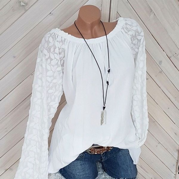 plus size 5xl womens lace tunic long sleeve blouse o-neck white loose blouses spring summer patchwork women's tunic y200622
plus size 5xl womens lace tunic long sleeve blouse o-neck white loose blouses spring summer patchwork women's tunic y200622