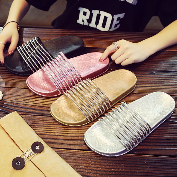 ladies sequins crystal open toe slippers women's low heel soft bottom bling outdoor flats with beach sandals slip on dropship x1020, Black
ladies sequins crystal open toe slippers women's low heel soft bottom bling outdoor flats with beach sandals slip on dropship x1020, Black