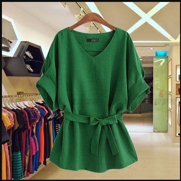 8fuxf large new summer 2019 bat sleeve v-neck shirt green shirtshirt shirtwomen's loose women's waist cotton linen guatb, White
8fuxf large new summer 2019 bat sleeve v-neck shirt green shirtshirt shirtwomen's loose women's waist cotton linen guatb, White