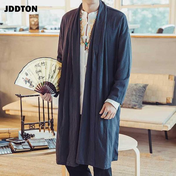 jddton men's long length windbreaker kimono vintage thin jackets coat chinese style loose sunscreen casual male streetwear je1491, Tan;black
jddton men's long length windbreaker kimono vintage thin jackets coat chinese style loose sunscreen casual male streetwear je1491, Tan;black