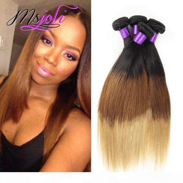 9a mongolian virgin hair weave straight three tone human unprocessed hair extension weft ombre color four bundles t1b-4-27, Black
9a mongolian virgin hair weave straight three tone human unprocessed hair extension weft ombre color four bundles t1b-4-27, Black
