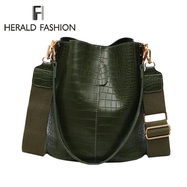 herald fashion women alligator shoulder bag big capacity hand bag vintage design ladies shopping bags pu leather bucket handbag
herald fashion women alligator shoulder bag big capacity hand bag vintage design ladies shopping bags pu leather bucket handbag