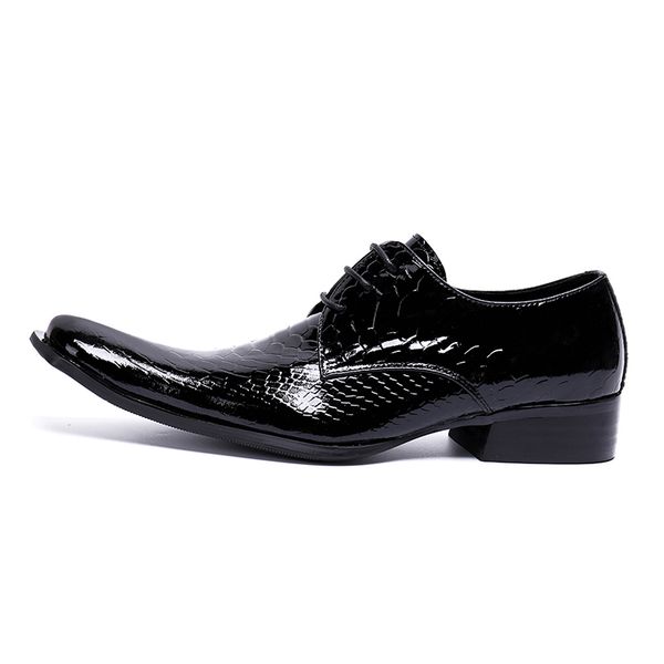 2020 genuine luxo band leather toe pointed skin prints from the formal marriage rentals to man shoes 1t2v, Black
2020 genuine luxo band leather toe pointed skin prints from the formal marriage rentals to man shoes 1t2v, Black