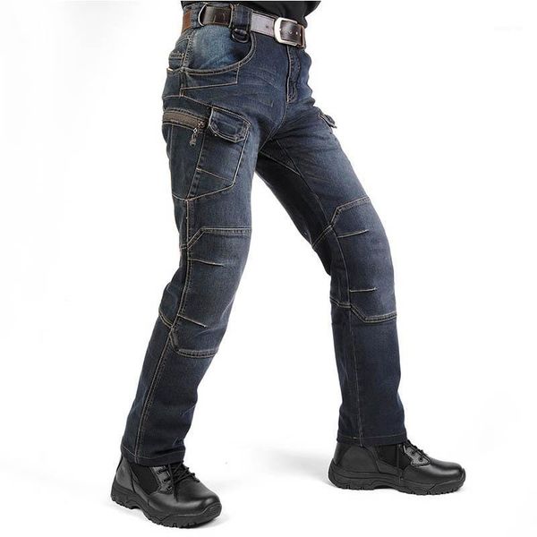 men's cargo casual jeans pants with multi-pockets motorcycle denim trousers style for men's outdoor jeans blue1, Blue
men's cargo casual jeans pants with multi-pockets motorcycle denim trousers style for men's outdoor jeans blue1, Blue