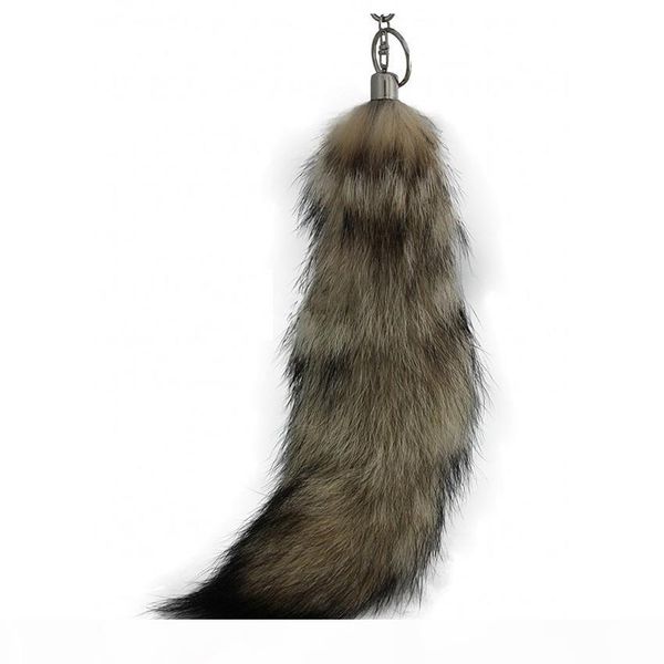 women's bag charm tail keychain long fox fur tail handbag trinket pendant accessories furry charm for bags key chains, Silver
women's bag charm tail keychain long fox fur tail handbag trinket pendant accessories furry charm for bags key chains, Silver