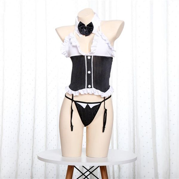 bras sets office uniform women cute anime maid cosplay clothes lingerie lolita japanese white collar outfit bra g string set, Red;black
bras sets office uniform women cute anime maid cosplay clothes lingerie lolita japanese white collar outfit bra g string set, Red;black