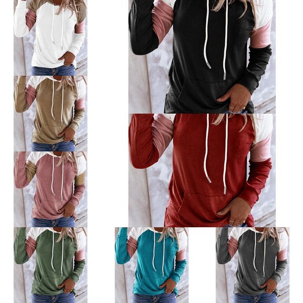 2020 long sleeve hooded sweater women pullover sweater pullover's loose fashion color block pullover new style for women dci43, Black
2020 long sleeve hooded sweater women pullover sweater pullover's loose fashion color block pullover new style for women dci43, Black