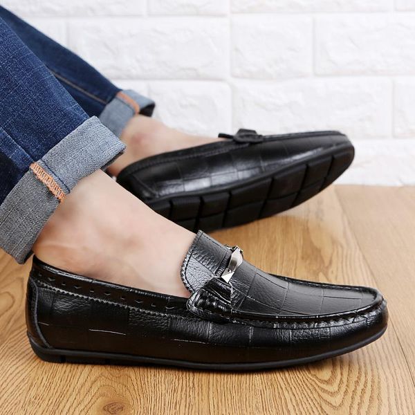 male loafers shoes for men 2020 fashion spring brand genuine leather men's casual shoes outdoor man comfy slip-on men's, Black
male loafers shoes for men 2020 fashion spring brand genuine leather men's casual shoes outdoor man comfy slip-on men's, Black