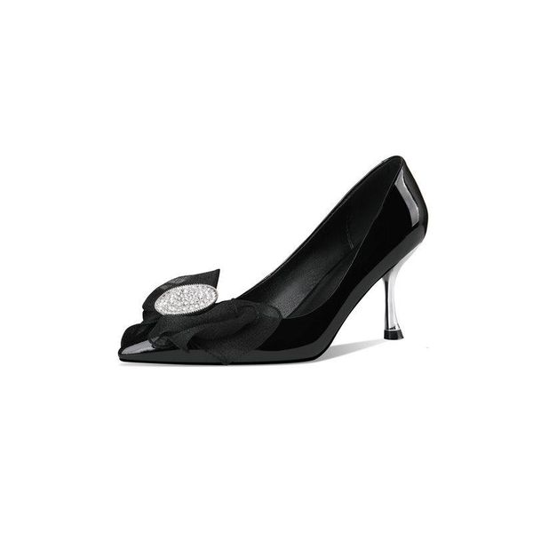 pumps women shoes high heeled fashion basic pumps women genuine leather pointed toe elegant slip on female, Black
pumps women shoes high heeled fashion basic pumps women genuine leather pointed toe elegant slip on female, Black