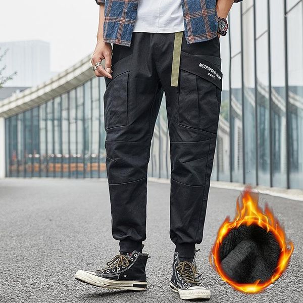 japanese fashion autumn cotton pants fleece lined warm cargo pants street fashion harajuku mens jogger trousers1, Black
japanese fashion autumn cotton pants fleece lined warm cargo pants street fashion harajuku mens jogger trousers1, Black