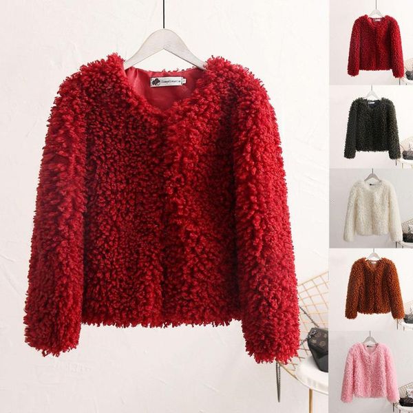 women's jackets 2021 autumn winter fashion women plus velvet solid color o- neck thickening short coat outwear cardigan, Black;brown
women's jackets 2021 autumn winter fashion women plus velvet solid color o- neck thickening short coat outwear cardigan, Black;brown