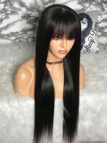 100% human hair wig with bangs short bob human hair wigs for black women brazilian straight black 30 inch long fringe wig, Black;brown
100% human hair wig with bangs short bob human hair wigs for black women brazilian straight black 30 inch long fringe wig, Black;brown