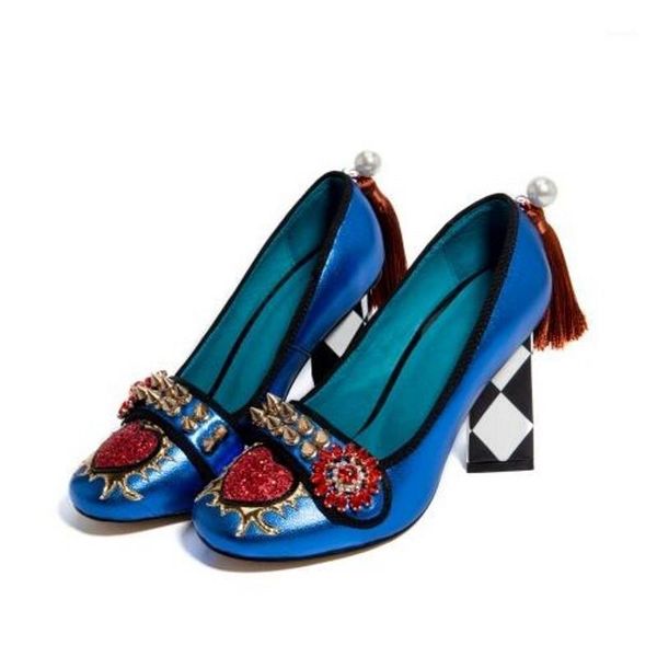 dress shoes plus size 43 thick heel tassel pearl pumps women vintage high female real leather crystal rivets wedding1, Black
dress shoes plus size 43 thick heel tassel pearl pumps women vintage high female real leather crystal rivets wedding1, Black