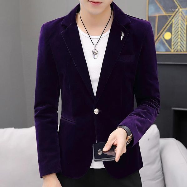 2020 autumn men's jin si rong suit youth self-corduroy solid color men's casual blazer1, White;black
2020 autumn men's jin si rong suit youth self-corduroy solid color men's casual blazer1, White;black