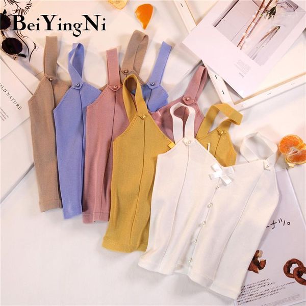 beiyingni crop female bow tie v-neck fashion knitted tank women beading club cropped vest summer clothes mujer1, White
beiyingni crop female bow tie v-neck fashion knitted tank women beading club cropped vest summer clothes mujer1, White