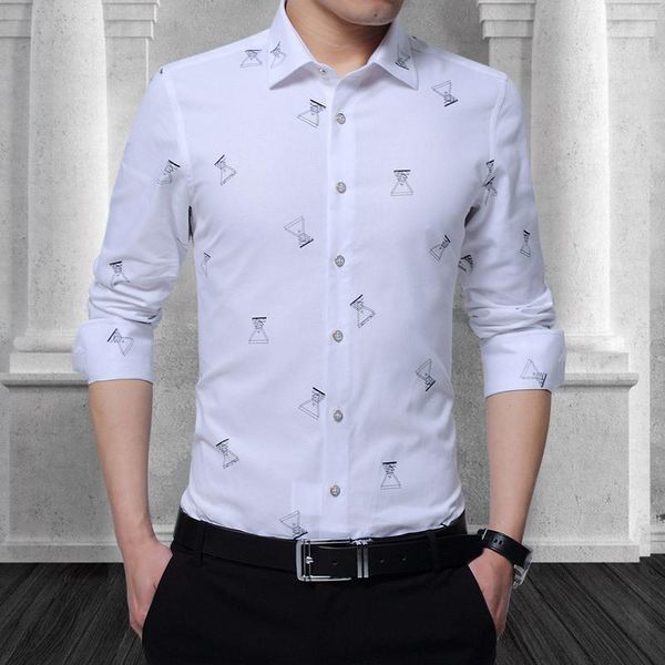 men's casual shirts 2021 men's shirt social dress print slim fit long sleeve men clothes camisa masculina plus size -5xl1, White;black
men's casual shirts 2021 men's shirt social dress print slim fit long sleeve men clothes camisa masculina plus size -5xl1, White;black