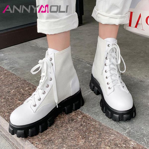 boots annymoli high heel ankle woman motorcycle lace up block short platform ladies shoes autumn winter size 46, Black
boots annymoli high heel ankle woman motorcycle lace up block short platform ladies shoes autumn winter size 46, Black