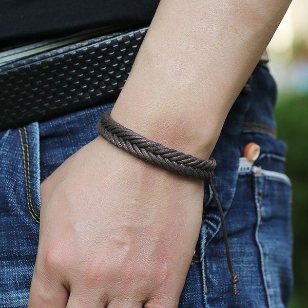 charm bracelets genuine leather bracelet men punk multilayer braided rope for male women jewelry gifts, Golden;silver
charm bracelets genuine leather bracelet men punk multilayer braided rope for male women jewelry gifts, Golden;silver