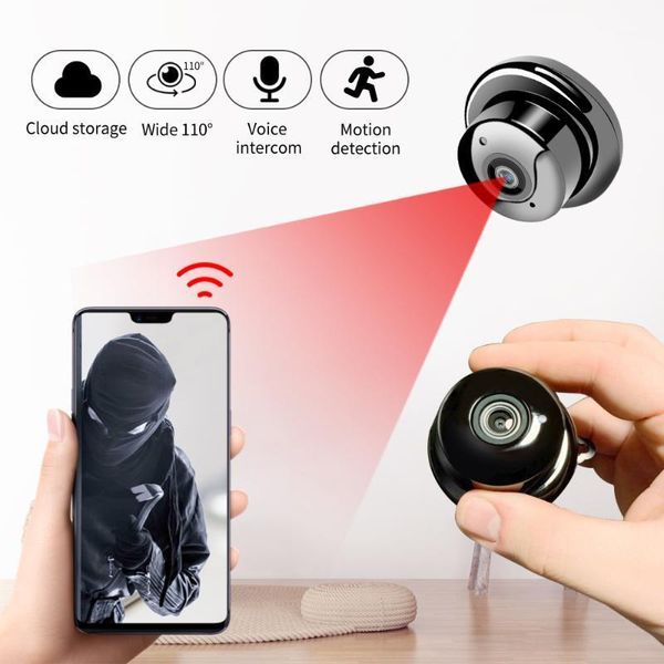 

v380 1080p wireless mini wifi camera home security camera ip cctv surveillance ir night vision motion detect p2p 720p micro cam1