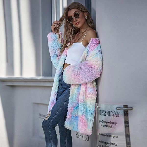 womens winter warm colorful faux fur coat chic jacket cardigan outerwear for party club cocktail, Black
womens winter warm colorful faux fur coat chic jacket cardigan outerwear for party club cocktail, Black