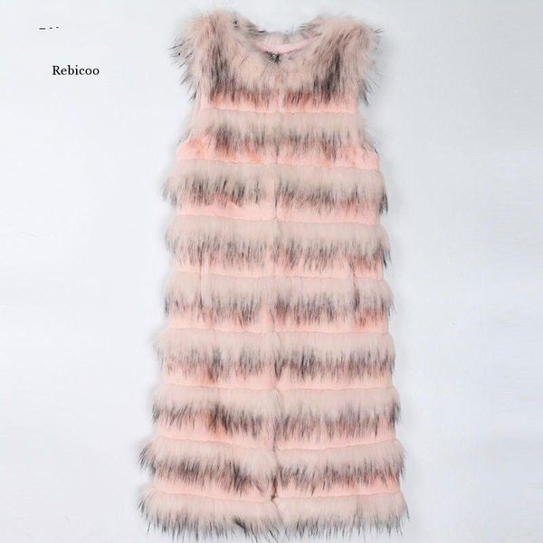 black and green striped faux fur vest women long fluffy warm thick fake fur waistcoat winter sleeveless jacket xl, Black;white
black and green striped faux fur vest women long fluffy warm thick fake fur waistcoat winter sleeveless jacket xl, Black;white