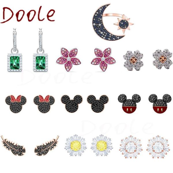 stud selling fashion jewelry swa charming lovely 3d mouse, clover, green crystal, star and moon series earrings, Golden;silver
stud selling fashion jewelry swa charming lovely 3d mouse, clover, green crystal, star and moon series earrings, Golden;silver