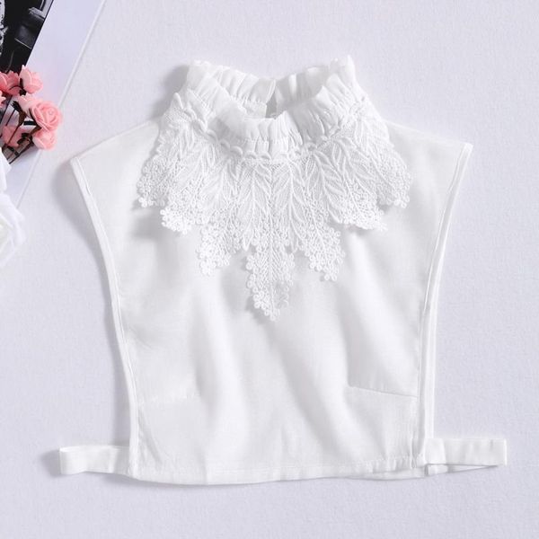 lace embroidery neckstand fake collar tie detachable false blouse accessories lace em qylpur, Blue;red
lace embroidery neckstand fake collar tie detachable false blouse accessories lace em qylpur, Blue;red