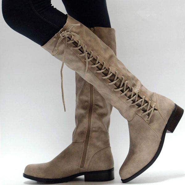 autumn winter new style over the knee boots women's winter high boots fashion crossover strap flat women shoes martin, Black
autumn winter new style over the knee boots women's winter high boots fashion crossover strap flat women shoes martin, Black