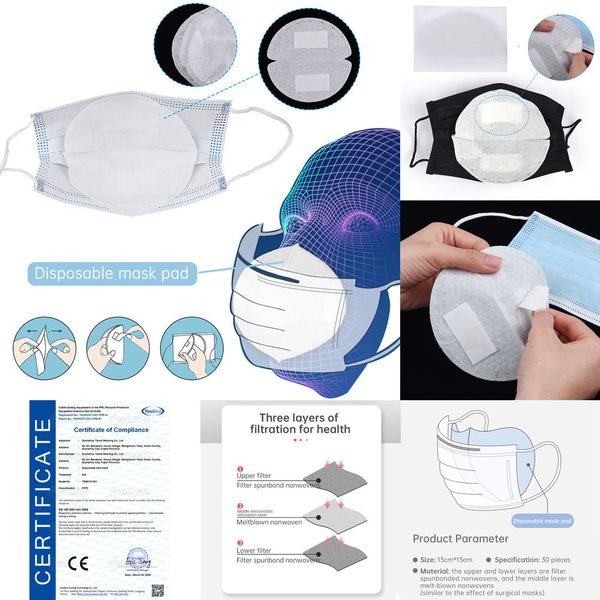 gasket disposable mask filter 50pcs mouth layers 3 cotton core replaceable breathable isolation
gasket disposable mask filter 50pcs mouth layers 3 cotton core replaceable breathable isolation