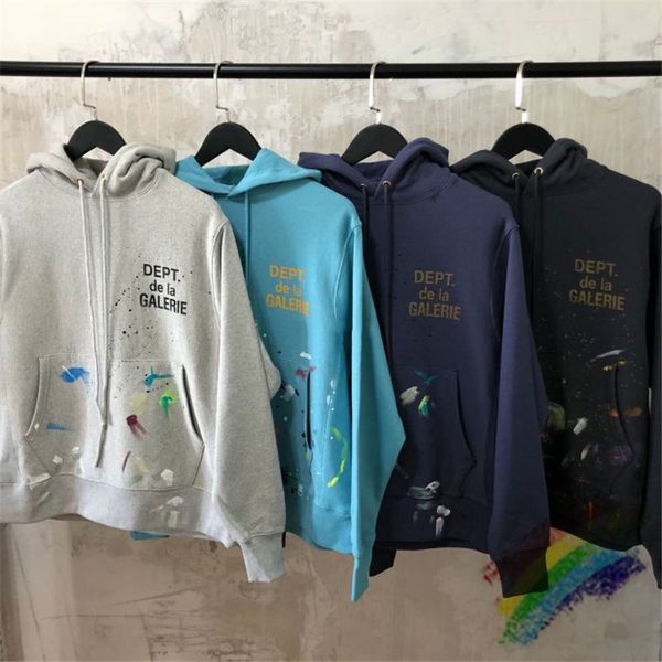 2020fw graffiti gallery dept hoodie men women 1:1 high-quality manual splash ink gallery dept pullover, Blue;black
2020fw graffiti gallery dept hoodie men women 1:1 high-quality manual splash ink gallery dept pullover, Blue;black