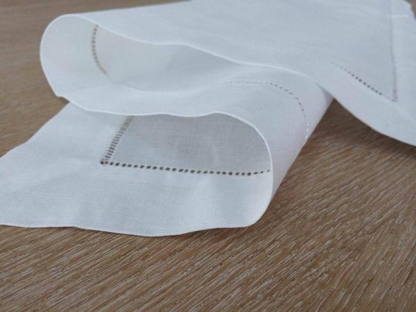 5 piece white hemstitch dinner napkins - 55/45 linen cotton blend - 20" x 20" ladder hemstitch cloth dinner napkin1
5 piece white hemstitch dinner napkins - 55/45 linen cotton blend - 20" x 20" ladder hemstitch cloth dinner napkin1