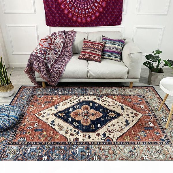 american retro ethnic style european classical doormat bedroom living room bedside carpet floor mat area rug for living room
american retro ethnic style european classical doormat bedroom living room bedside carpet floor mat area rug for living room