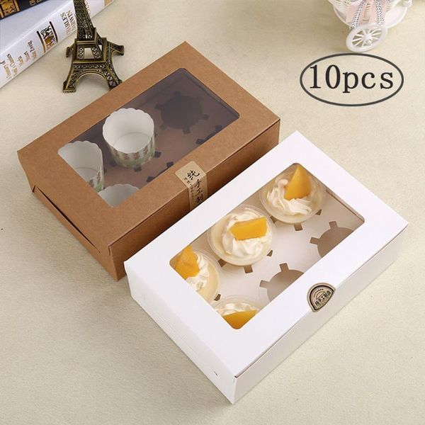 gift wrap 10pcs 6 cavity cup cake boxes and packaging box with clear window muffin container holder cupcake dessert1
gift wrap 10pcs 6 cavity cup cake boxes and packaging box with clear window muffin container holder cupcake dessert1
