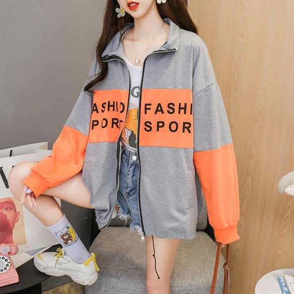 c4wcc autumn sweater zipper collar new korean edition versatile student stitching loose net zipper cardigan women's 2020 red sweater an, White
c4wcc autumn sweater zipper collar new korean edition versatile student stitching loose net zipper cardigan women's 2020 red sweater an, White