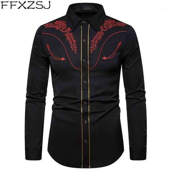 men's casual shirts men's embroidered arrow design western shirt stylish slim fit long sleeve party cowboy festivals button down c, White;black
men's casual shirts men's embroidered arrow design western shirt stylish slim fit long sleeve party cowboy festivals button down c, White;black