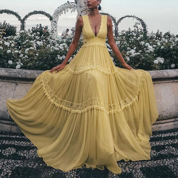 fashion solid woman dress 2020 spring summer v neck sleeveless boho maxi dresses spaghetti strap vestido1, Black;gray
fashion solid woman dress 2020 spring summer v neck sleeveless boho maxi dresses spaghetti strap vestido1, Black;gray